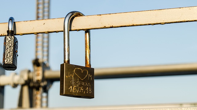 zámek zamilovaných na mostě